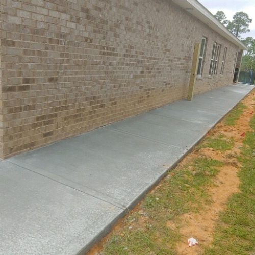 concrete sidewalk houston